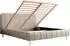 Mirjan24 Slim XI Polsterbett mit Bettkasten, 120x200cm, schwarz (Slim XI)