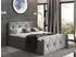 Mirjan24 Crystal Lux Boxspringbett mit Bettkasten, 140x200cm (Mono 244)