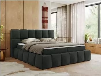 MKS Meble NIRA Boxspringbett mit Multipocket-Matratze und Topper, 120x200cm (NIRA)