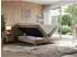 MKS Meble EIRA Boxspringbett 120x200cm, Kunstleder braun, H4, mit Bettkästen (800000689801)