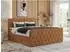 MKS Meble Miren King Duo Boxspringbett 180x200cm, Bettkasten, H3, orange Struktur