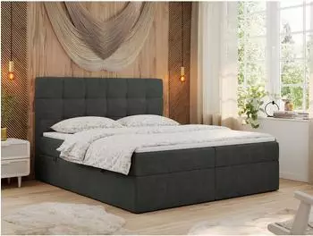 MKS ERNI Boxspringbett mit Bettkasten, Multipocket-Matratze, 120x200cm