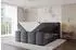 ALTDECOR NINA-Z Boxspringbett mit Fußteil, 180x200cm, dunkelgrau (NINA-Z)