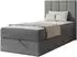Mirjan24 Rebos Single Boucle Boxspringbett mit Bettkasten, H3, 100x200cm