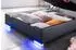 Meise Möbel Las Vegas II Boxspringbett Kunstleder schwarz mit LED (Las Vegas II)