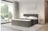 ALTDECOR FAMA Boxspringbett mit Topper, H4-Matratze, 120x200cm, braun