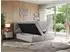Gerster Neomi Boxspringbett 160x200cm hellgrau Velvet H3 Visco (800000790832)