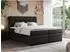MKS Meble Erni King Boxspringbett mit Bettkasten, Kunstleder, schwarz, 180x200cm (800000631493)