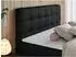 MKS Meble Erni King Boxspringbett mit Bettkasten, Kunstleder, schwarz, 180x200cm (800000631493)