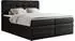 MKS Meble Erni King Boxspringbett mit Bettkasten, Kunstleder, schwarz, 180x200cm (800000631493)