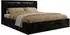 MKS Meble Gold 5 Classic Polsterbett 140x200cm, schwarz, mit Bettkasten & LED (800001299754)