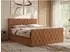 MKS Meble Miren Duo Boxspringbett 140x200 mit zwei Bettkästen, gestepptes Kopfteil (Miren Duo)