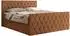 MKS Meble Miren Duo Boxspringbett 140x200 mit zwei Bettkästen, gestepptes Kopfteil (Miren Duo)