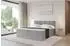 ALTDECOR FAMA Boxspringbett 200x200cm, H4-Matratze, grau (800001800502)