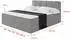 ALTDECOR FAMA Boxspringbett 200x200cm, H4-Matratze, grau (800001800502)