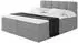 ALTDECOR FAMA Boxspringbett 200x200cm, H4-Matratze, grau (800001800502)