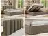 MKS Savino Classic Polsterbett mit Bettkasten & Lattenrost, grau (800001512608)