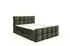 Fun Möbel Satine Premium Boxspringbett 180x220cm, Stoff Coral, meeresgrün