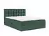 Fun Möbel DOMINGA PREMIUM Boxspringbett 180x200cm, Stoff, meeresgrün