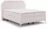 S-Style Möbel Sonna Boxbett mit Bettkasten, Bouclé-Stoff, 180x200cm, weiß (800001138664)