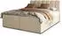 Masseno SOLIA Boxspringbett 140x200cm mit Bonell-Matratze und Topper, creme (QUELLE 02)