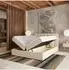 Masseno SOLIA Boxspringbett 140x200cm mit Bonell-Matratze und Topper, creme (QUELLE 02)