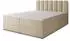 Masseno SOLIA Boxspringbett 140x200cm mit Bonell-Matratze und Topper, creme (QUELLE 02)
