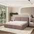 Masseno Feluro Polsterbett 180x200cm mit Bettkasten, lila (800001224129)