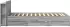 vidaXL Bettgestell mit Stauraum und Kopfteil Sonoma-Grau 80x200cm (3433914)