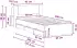 vidaXL Bettgestell mit Stauraum und Kopfteil Sonoma-Grau 80x200cm (3433914)
