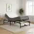 vidaXL Elektrisch verstellbares Bettgestell 100x190cm, Stahl, schwarz (42021380)