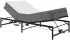 vidaXL Elektrisch verstellbares Bettgestell 100x190cm, Stahl, schwarz (42021380)