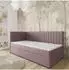 Masseno ARIS Boxspringbett 90x200cm, rosa, mit Bonell-Matratze und Topper (800001402990)