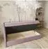 Masseno ARIS Boxspringbett 90x200cm, rosa, mit Bonell-Matratze und Topper (800001402990)