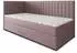 Masseno ARIS Boxspringbett 90x200cm, rosa, mit Bonell-Matratze und Topper (800001402990)