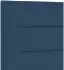 vidaXL Boxspringbett mit Matratze und Kopfteil, Stoff, blau, 90x200cm (3454781)