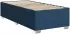 vidaXL Boxspringbett mit Matratze und Kopfteil, Stoff, blau, 90x200cm (3454781)