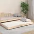 vidaXL Massivholzbett ohne Matratze 80x200 cm Kiefernholz natur (823499)