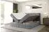 ALTDECOR Vexa Boxspringbett mit Matratze H4, Lattenrost & Topper, 140x200cm, grau (800001952568)
