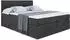 ALTDECOR Ardeni King Boxspringbett 160x200cm, Samt schwarz, H3/H4 (800001952027)