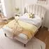 Stilvora Polsterbett 90x200cm, Samt, beige, mit Lattenrost (KABOLJGGR4AA)