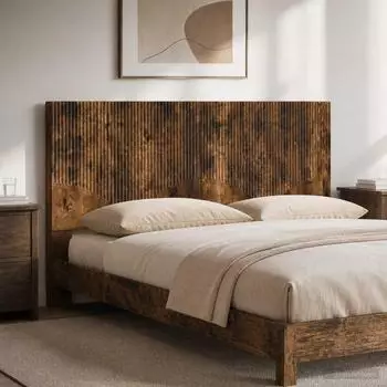 vidaXL HOORN Kopfteil zur Wandmontage, Raucheiche, Holzwerkstoff (897400)
