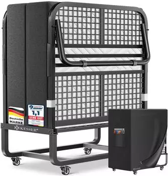 Kesser Klappbett Deluxe Plus 200x90cm mit Memory-Schaum-Matratze, bis 250kg