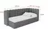 ALTDECOR Hugy Jugendbett mit Bettkasten 100x200cm dunkelgrau (800001941519)