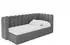 ALTDECOR Hugy Jugendbett mit Bettkasten 100x200cm dunkelgrau (800001941519)