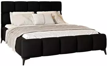 LES TENDANCES Mira Bett mit Bettkasten 180x200, schwarz