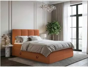 Mirjan24 Point Boxspringbett mit Bettkästen, Bonellfederkernmatratze H3, 160x200cm