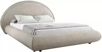 Mirjan24 Otis Polsterbett mit Bettkasten, Chenille, beige, 160x200cm (800001997841)
