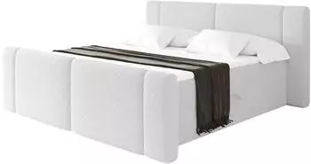 ALTDECOR Evon-Z Boxbett 180x200 wei&szlig;, H4-Matratze, Topper (800002004773)