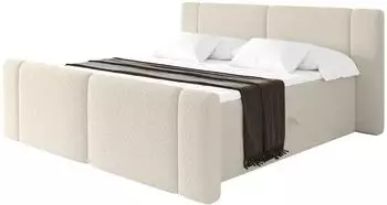 ALTDECOR Evon-Z Boxspringbett mit Bettkasten, H3-Matratze, beige, 160x200cm (800002004769)